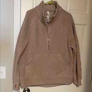 Lululemon Scuba Tumbled Fleece Funnel-Neck Half Zip